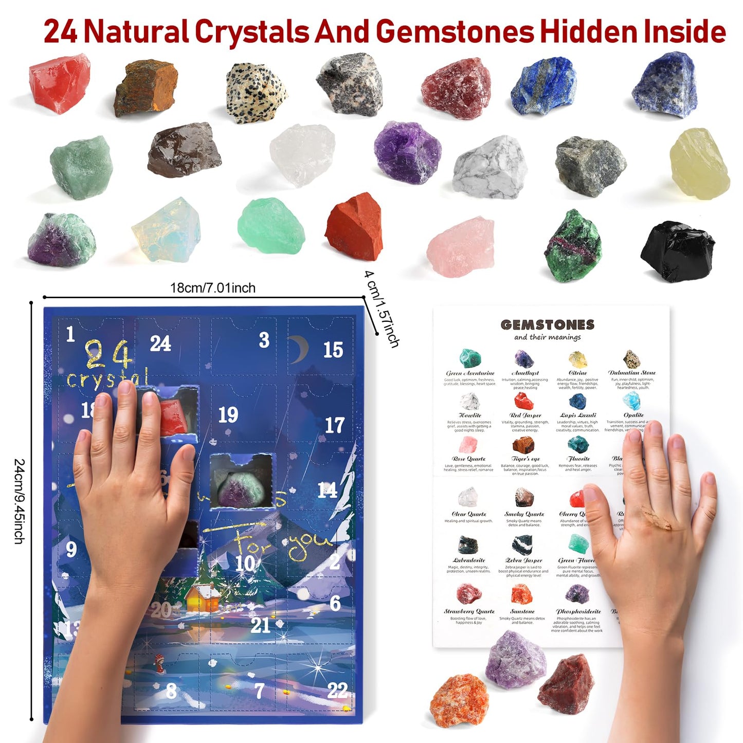 Advent Calendar Crystals Christmas Calendar